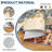 Washable Modern Rug Non-Slip Area Rug, Stain-Resistant Low Pile Indoor Carpet, Contemporary Foldable Print Floor Mats-1769667651
