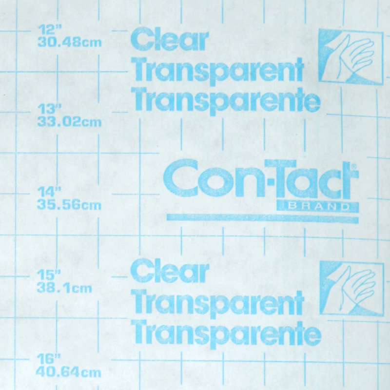Doublure de tablette adhésive à couvercle transparent, transparente lustrée
