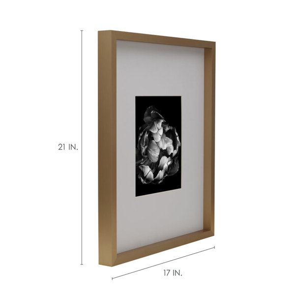 Mikasa Towle Living Picture Frame Displays 8 x 10 Photos 16 x 20 Without Mat,  16x20-Matted 8x10, Black