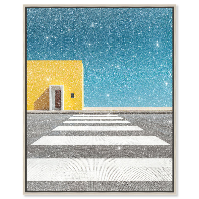 Hue Crossing I Print by Oliver Gal, 21"H x 17"W, Silver Floater Frame