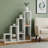 Geometric Step 4-Tier Open Bookcase