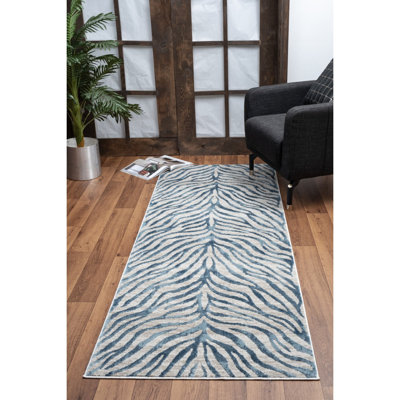 Elegance GC_CNC6006 Blue 2 Ft. X 3 Ft. Area Rug