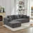 L-Shape Sectional Couch with Left Facing Chaise-1649949935