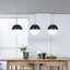 Luminaire suspendu sphère 1 lumière DEL Cobden-294502068