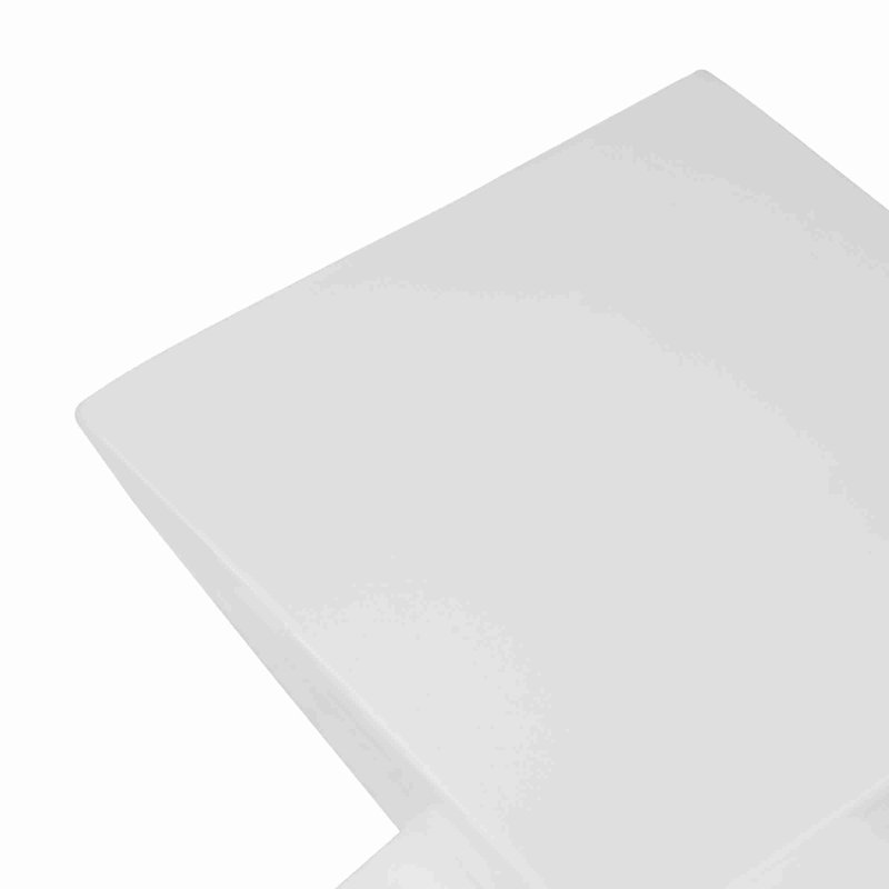 Table d'appoint géométrique MGO X-Design All-Weather, Blanc