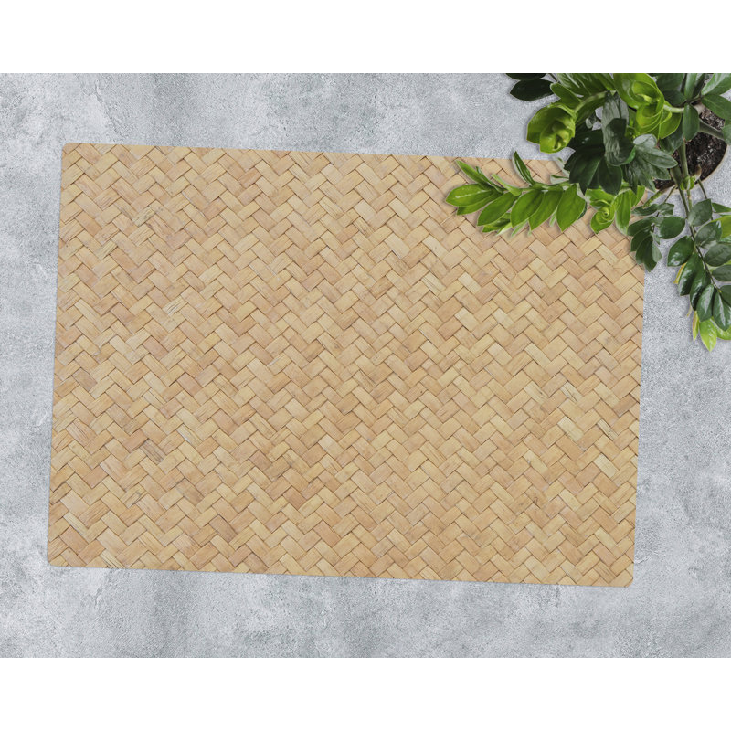 Naquan Hard Floor Straight Rectangular Chair Mat, 140 x 100 cm