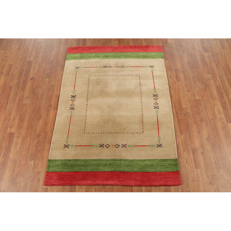 Tapis décoratif rayé Gabbeh