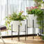 Ensemble de 2 pots à fleurs Aideen pour l'intérieur et l'extérieur - ensemble de 2-720860974