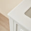 Meuble-lavabo simple autoportant de 18 po avec plateau entièrement assemblé