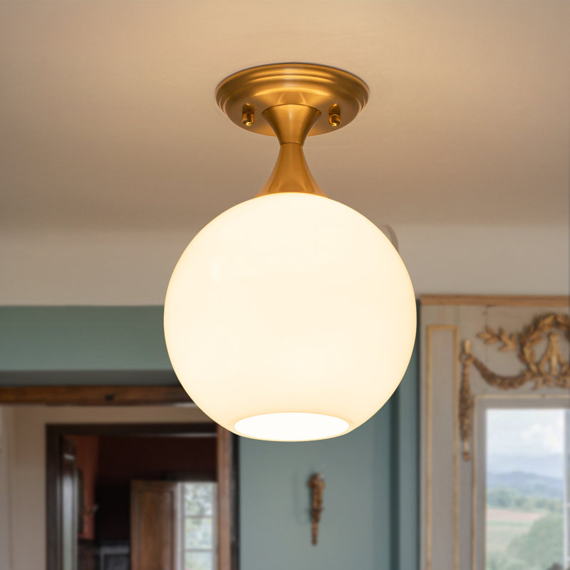 Plafonnier semi-encastré 1 lumière