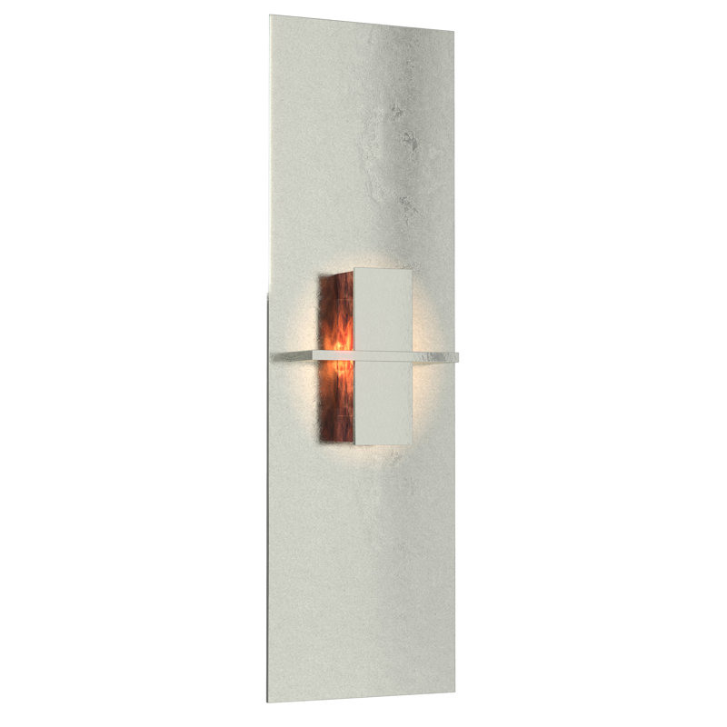 Aperture 1 - Light Flush Mount Sconce, Topaz, Sterling
