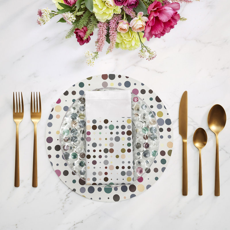 Mod Confetti Cotton Sateen Dinner Napkins