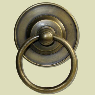 Marella Classic Simple Brass Ring Pull | Van Dyke's Restorers