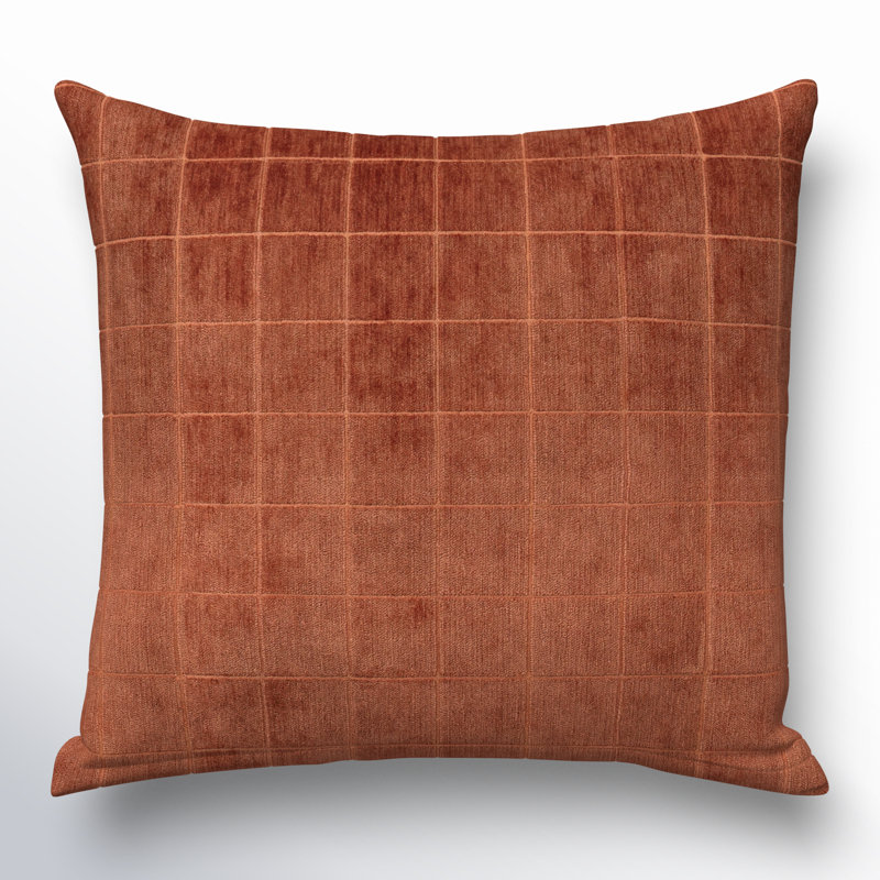 Otterville Geometric Throw Pillow, Nutmeg Geometric, Polyester, 20"H x 20"W