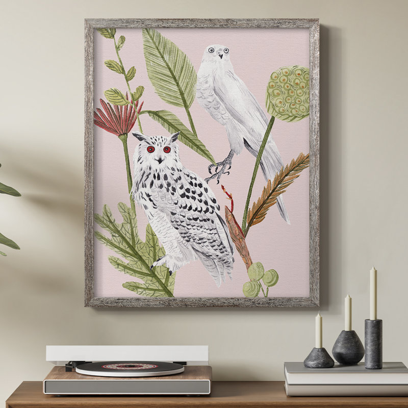 Birds in Motion V Framed Print - Solid Wood, 11" H x 9" W