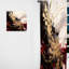 Or et rouge Flusion Fusion I - rideau en velours moderne - obscurcissant - 1 panneau-107826213