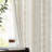 Linen Blend Semi-Sheer Rod Pocket Curtain Pair-654547564-654547567