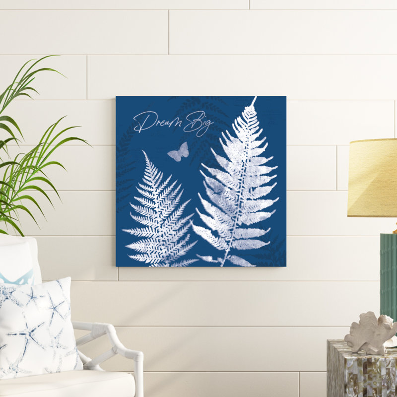 Bleu véritable VI, H 30 po x l 30 po