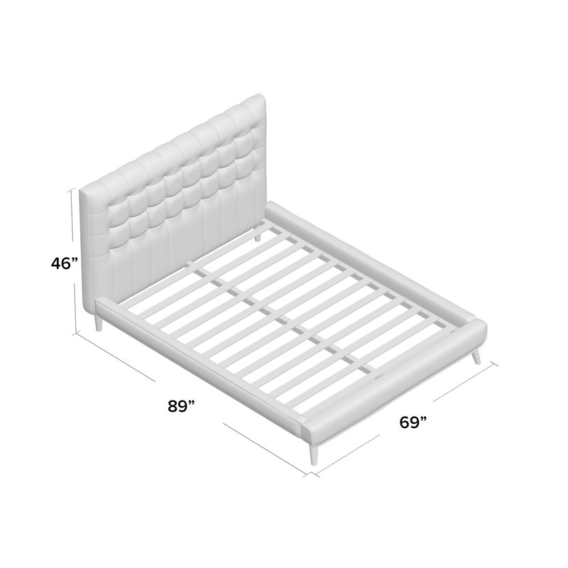 Tilford Upholstered Platform Bed, Queen