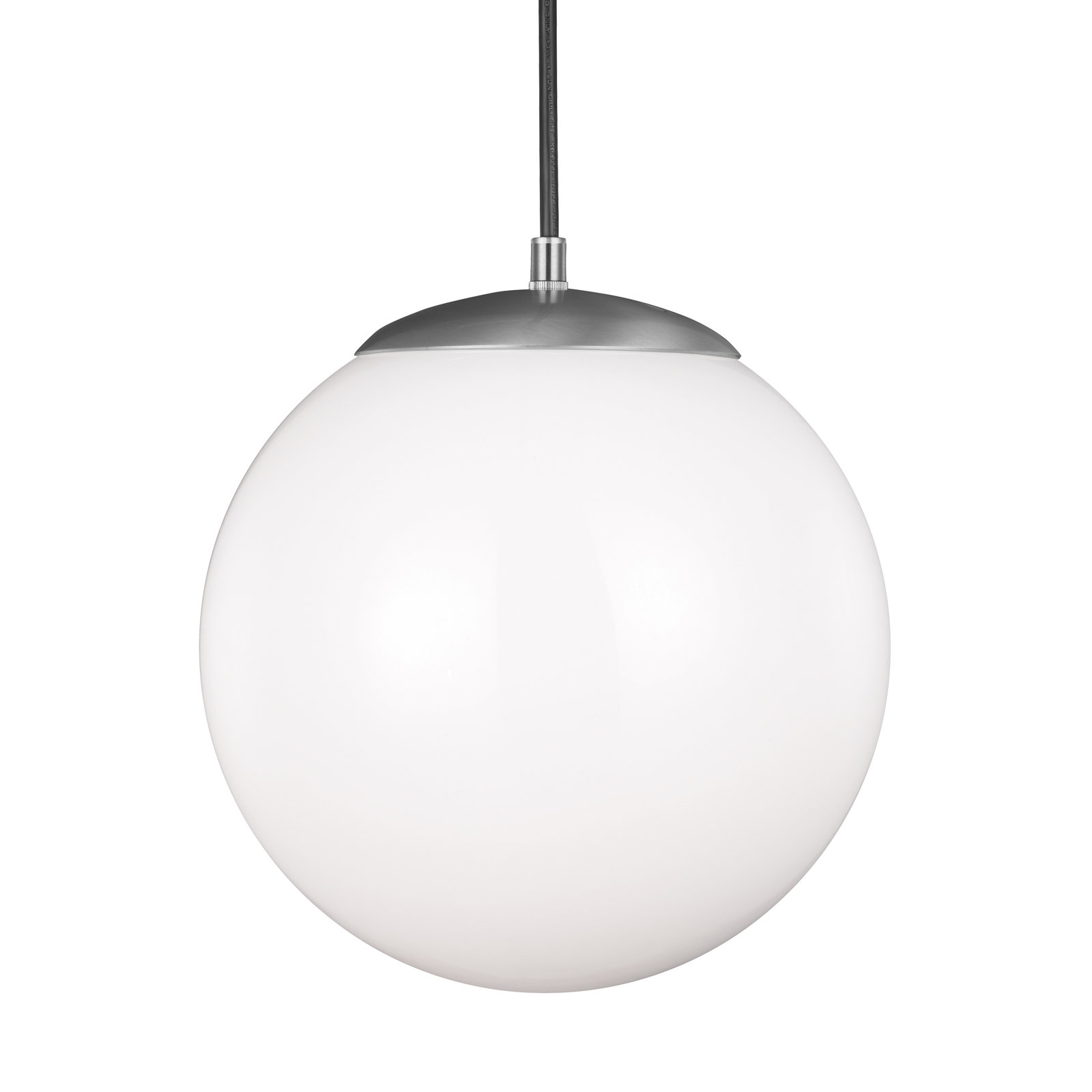 Meri Dimmable LED Single Light Pendant, Satin Aluminum, 14.75" H x 14" W x 14" D, LED Integrated
