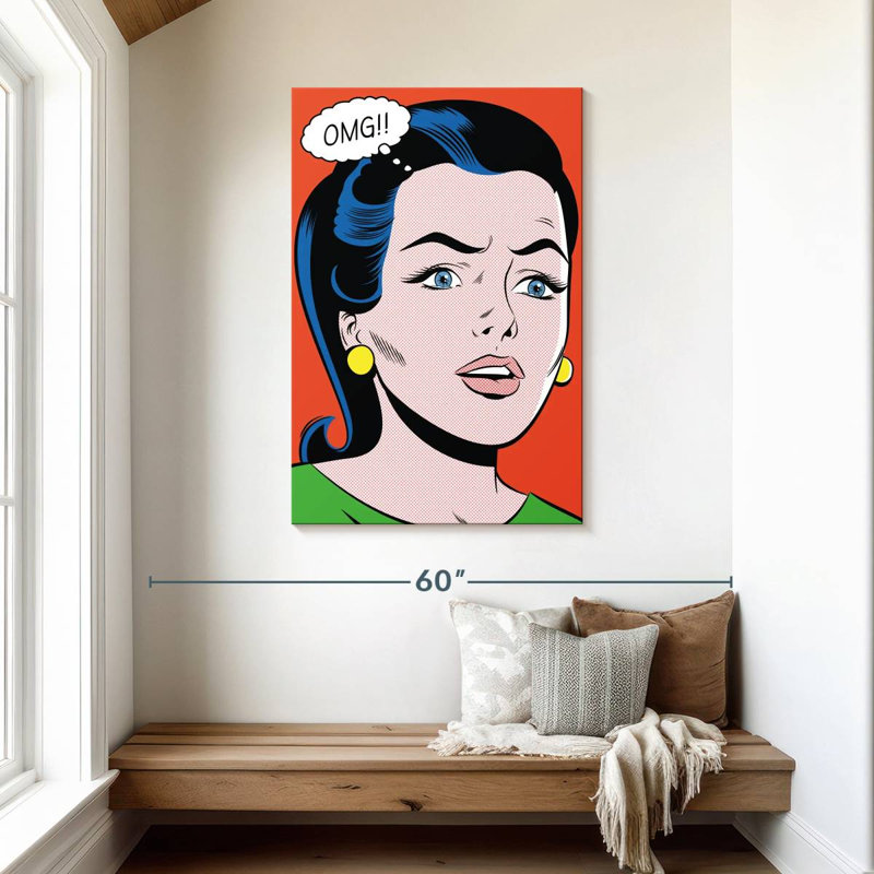 Leisha OMG, 45" H x 30" W