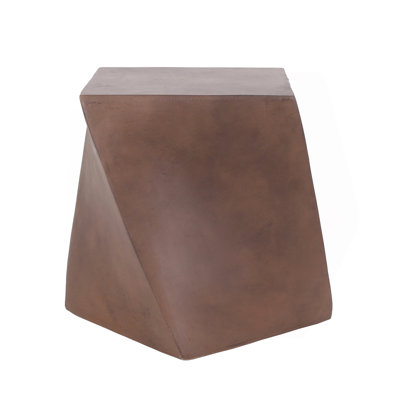 Outdoor Lightweight Concrete Side Table