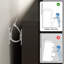 Commode moderne à 9 tiroirs avec éclairage DEL et station de charge intégrée - blanc / noir (rangement très profond)-750880874