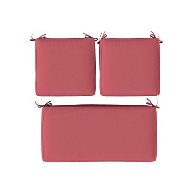 Outdoor Seat Cushions 3” Replacement Cushions Set
