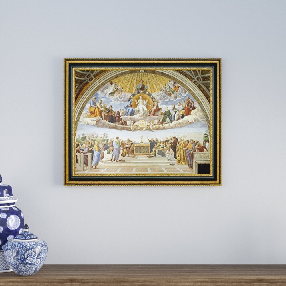 Astoria Grand Disputation Of Holy Sacrament Framed On Canvas by Raphael ...