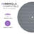 Malnar Round Metal 40.6" Outdoor Dining Table with Umbrella Hole-1506766448