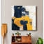 «Navy & Gold II», reproduction sur toile tendue-2093067496