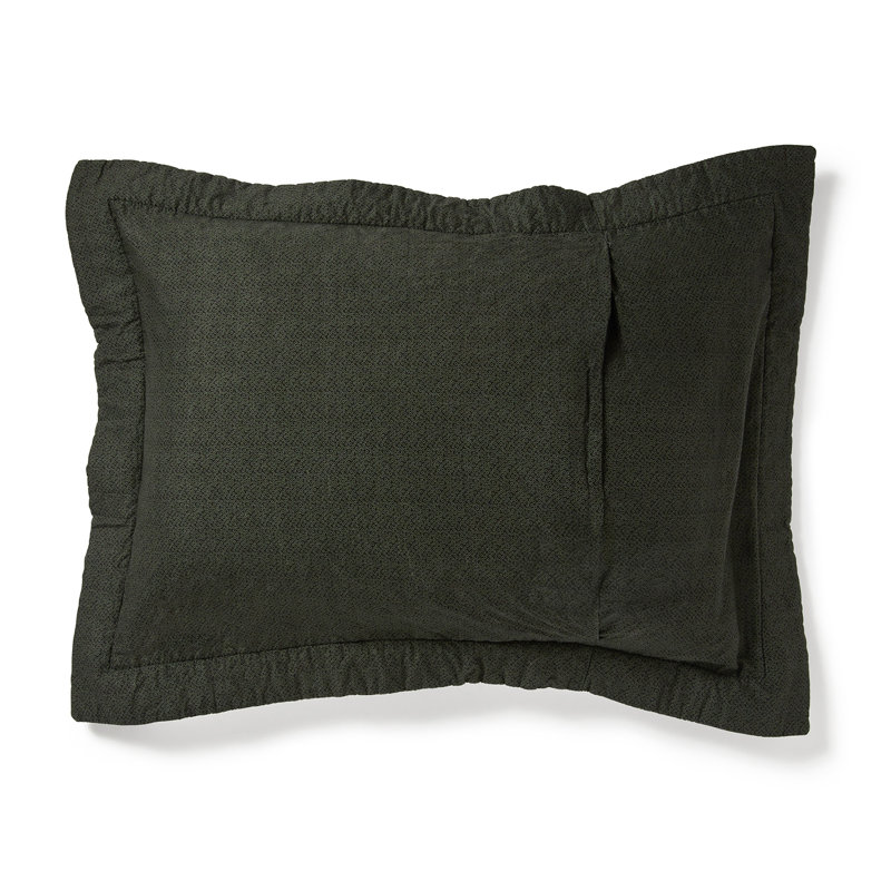 Donna Sharp Bear Lake Appliqued Pieced Cotton Standard Sham