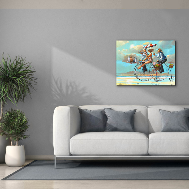 Art mural sur toile Epic Graffiti «Why Not» par Ronald West, 34 po x 26 po, H 26 po x l 34 po
