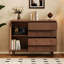 Armoire de rangement latérale minimaliste de style moderne-1980127581