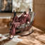 Chaise berçante ergonomique pour salon simple