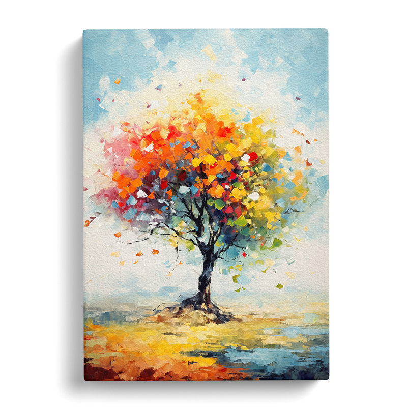 Apple Tree Impressionism - Print, 76cm H x 50cm W x 3cm D