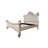 Vegan Leather Scalloped Bed-71278458-105481195
