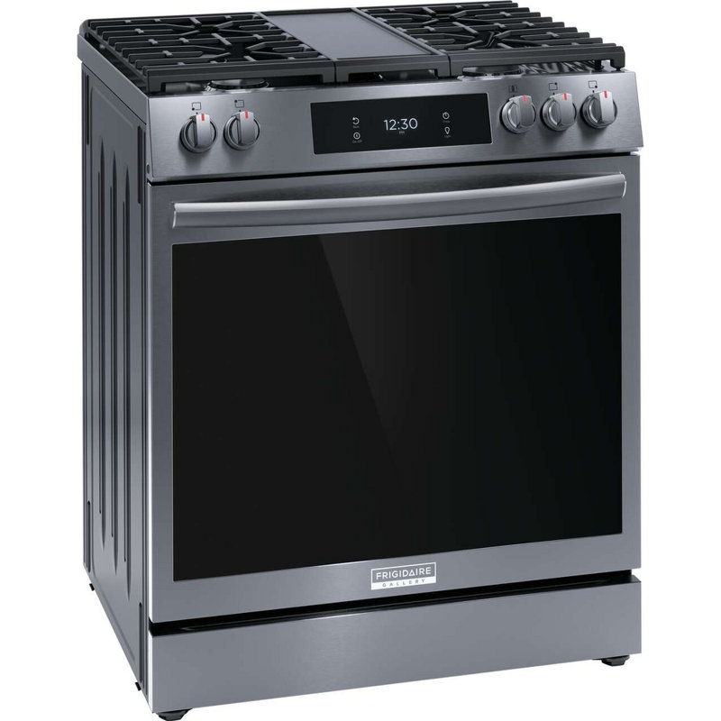 Cuisinière à gaz 30 po à convection totale Frigidaire Gallery, Gris