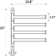 Wall-mounted oscillating towel rack for bathroom use with practical hooks
