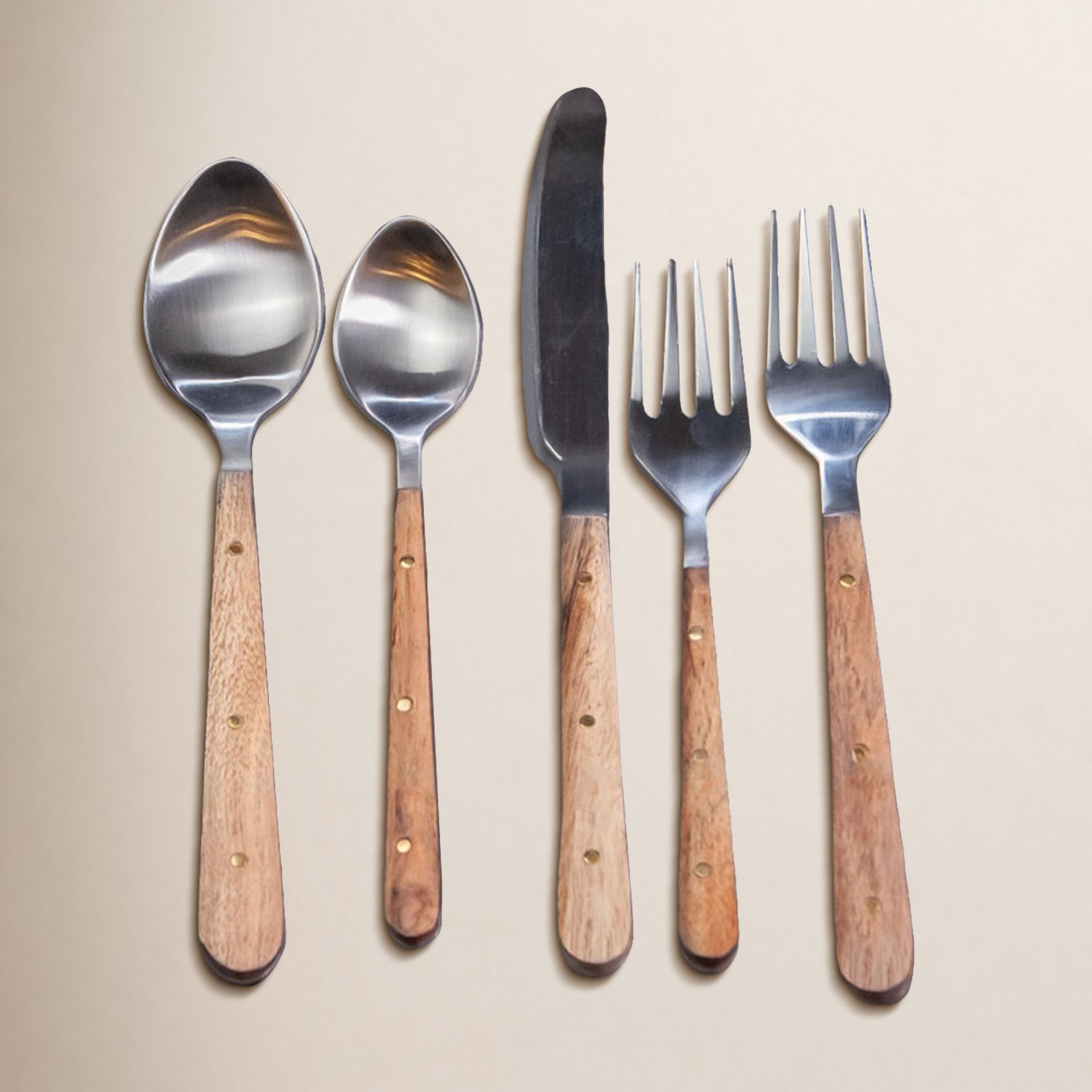 5 Piece Stainless Steel Hostess Set