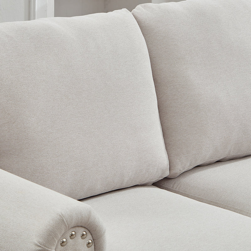 Classic Design Fabric Sofa, Beige