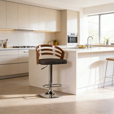 Tabouret tournant moderne avec coussin