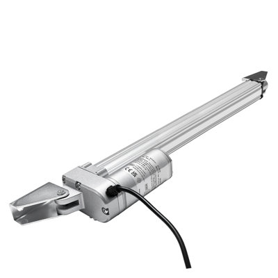 Actionneur linéaire 12V (course de 12 pouces) avec supports de fixation - Système de mouvement électrique étanche IP65 robuste pour la domotique et l'extérieur