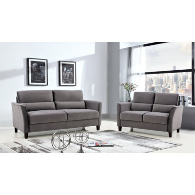 Mcilwain 2 - Piece Velvet Living Room Set