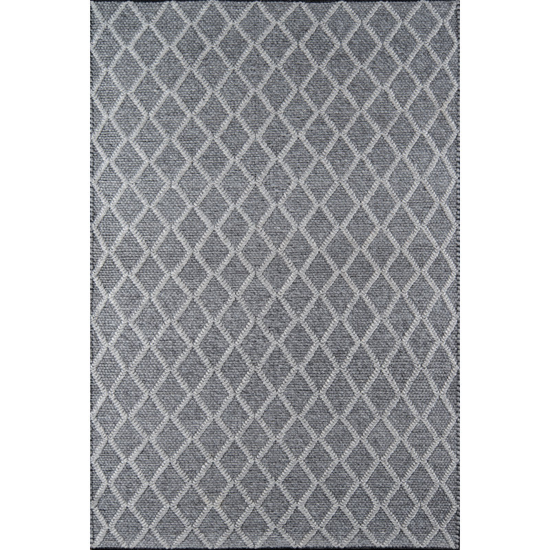 Charlla Viscose Geometric Indoor Rug, Rectangle 2' x 3'