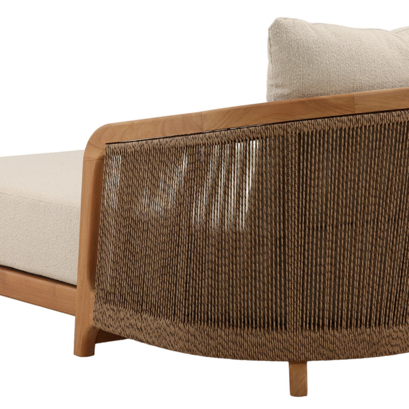 Cian Outdoor Chaise Sand
