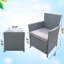 Barreiro 2 - Person Wicker Patio Dining Set with Square Table , Cushions Included-72532117
