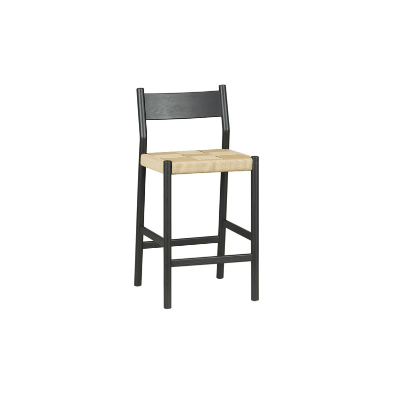 Tabouret de comptoir Asher - gris anthracite, Charcoal