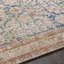Tapis oriental bleu foncé, orange brûlé, brun clair, beige et crème Fleckenstein-145928027