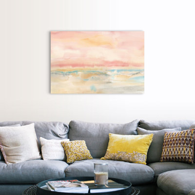 Reproduction d’art sur toile « blush Seascape » par Cynthia Coulter